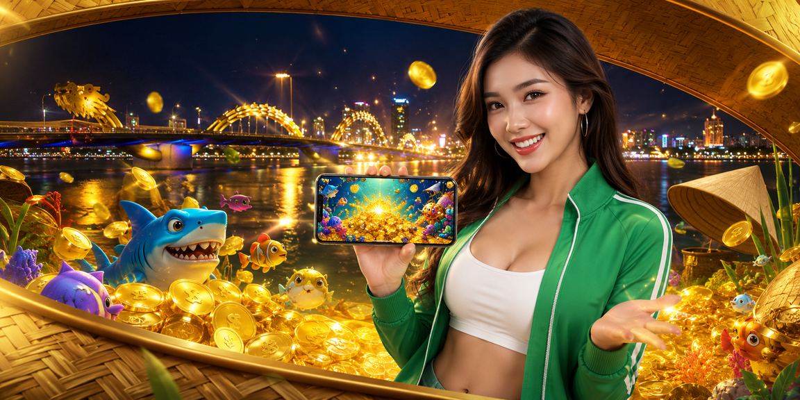 Người phụ nữ đội nón lá tại Đà Nẵng thao tác trên điện thoại xem thông tin casino