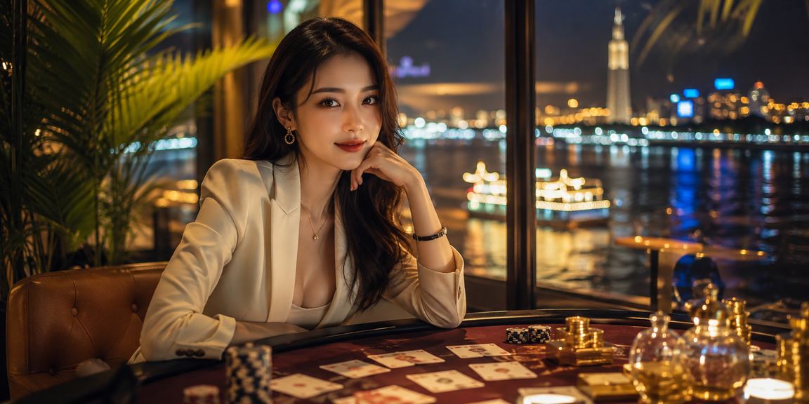 Người chơi bài Baccarat bên dòng sông Mê Kông cùng ly cà phê Việt Nam