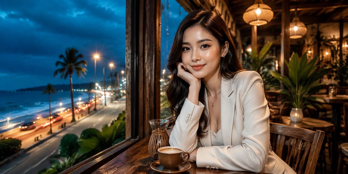Người dùng Việt Nam thưởng thức cà phê và xem thông tin cá cược tại Mũi Né